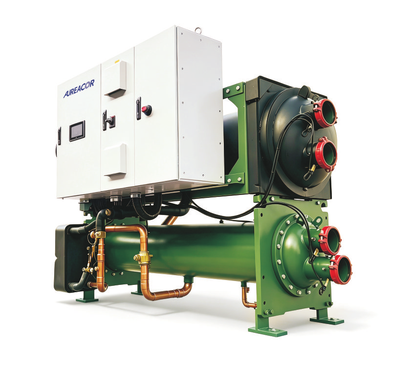 Aureacor water-cooled chiller from the supplied brochure
